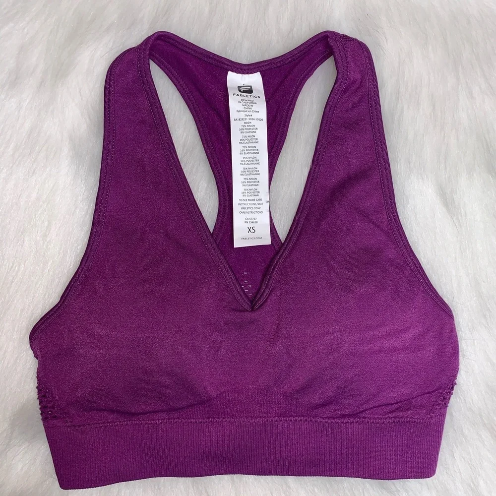 Fabletics Athletic Sports Bra Workout Gym Sz XS